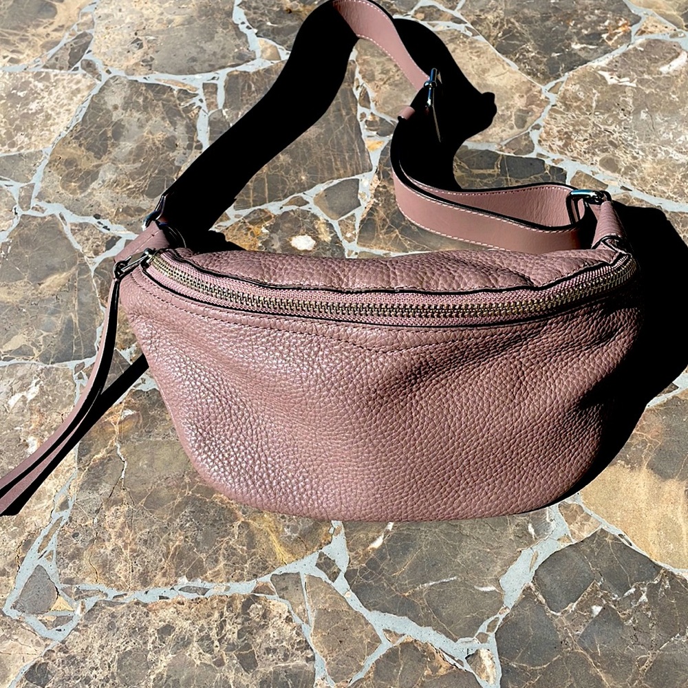 Rebbeca Minkoff light lavender leather belt bag